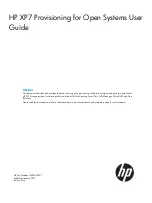 Preview for 1 page of HP XP7 User Manual