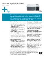 Preview for 1 page of HP xp7000 Brochure & Specs