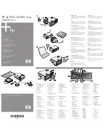 HP xp7010 - Digital Projector Quick Setup Manual preview