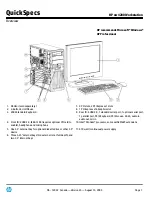 HP Xw4200 - Workstation - 1 GB RAM Specifications preview