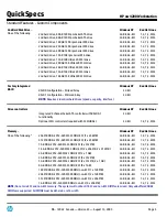 Предварительный просмотр 4 страницы HP Xw4200 - Workstation - 1 GB RAM Specifications