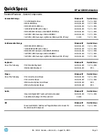 Предварительный просмотр 5 страницы HP Xw4200 - Workstation - 1 GB RAM Specifications