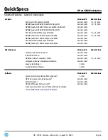 Предварительный просмотр 6 страницы HP Xw4200 - Workstation - 1 GB RAM Specifications