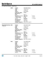 Предварительный просмотр 36 страницы HP Xw4200 - Workstation - 1 GB RAM Specifications