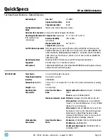 Предварительный просмотр 47 страницы HP Xw4200 - Workstation - 1 GB RAM Specifications