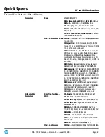Предварительный просмотр 53 страницы HP Xw4200 - Workstation - 1 GB RAM Specifications
