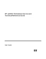 Preview for 1 page of HP Xw6400 - Workstation - 4 GB RAM Service And Technical Reference Manual