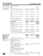 Предварительный просмотр 4 страницы HP xw8600 - Workstation Specification