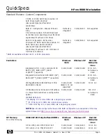 Предварительный просмотр 5 страницы HP xw8600 - Workstation Specification