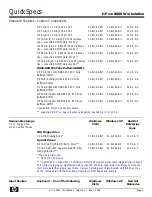 Preview for 6 page of HP xw8600 - Workstation Specification