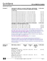 Preview for 11 page of HP xw8600 - Workstation Specification