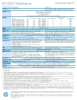 Preview for 2 page of HP Z220 Brochure & Specs