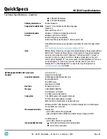 Предварительный просмотр 43 страницы HP Z230 SFF Workstation Specification