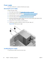 Предварительный просмотр 110 страницы HP Z400 - Workstation Maintenance And Service Manual