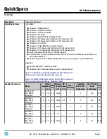 Preview for 3 page of HP Z420 Series Specification