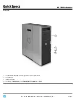 HP Z620 Series Specification preview