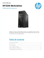 HP Z640 Workstation Series Technical White Paper предпросмотр