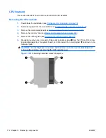 Preview for 184 page of HP Z800 - Workstation - 6 GB RAM Maintenance And Service Manual