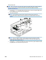 Предварительный просмотр 95 страницы HP ZBook 14 G2 Mobile Workstation Maintenance And Service Manual