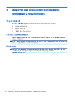 Preview for 36 page of HP zbook 15 G3 Maintenance And Service Manual