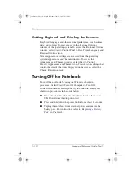 Preview for 12 page of HP zd7005QV - Pavilion - Pentium 4 2.66 GHz Startup And Reference Manual