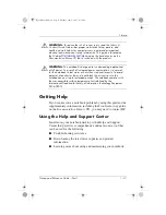 Preview for 15 page of HP zd7005QV - Pavilion - Pentium 4 2.66 GHz Startup And Reference Manual