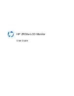 Предварительный просмотр 1 страницы HP ZR30w User Manual