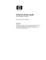 HP ZX2000 Technical Reference Manual предпросмотр