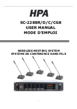 HPA SC-2288C User Manual предпросмотр