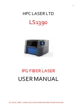 Предварительный просмотр 1 страницы HPC Laser LS1390 User Manual