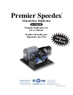 HPC Premier Speedex 9160MC Manual preview