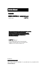 HPC Sigma Control 2 Service Manual предпросмотр