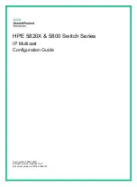 HPE 5820X Series Configuration Manual preview