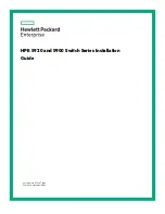 Preview for 1 page of HPE 5900 series Installation Manual