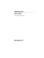 HPE AlphaServer 300 User Manual предпросмотр