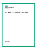 HPE Apollo 70 Series User Manual preview