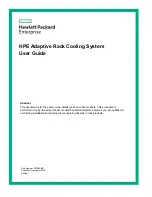 Предварительный просмотр 1 страницы HPE ARCS 42U User Manual