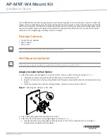 Предварительный просмотр 1 страницы HPE Aruba AP-MNT-W4 Installation Manual