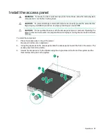 Preview for 22 page of HPE Cloudline CL2200 Gen10 User And Maintenance Manual