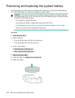 Preview for 130 page of HPE Cloudline CL2600 Gen10 User And Maintenance Manual