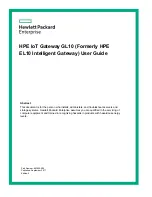 HPE EDGELINE EL10 User Manual preview