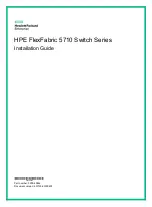 HPE FlexFabric 5710 Series Installation Manual preview