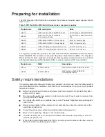 Предварительный просмотр 5 страницы HPE FlexFabric 5950 32QSFP28 Installation Manual