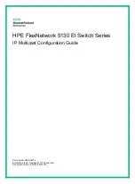 HPE FlexNetwork 5130 EI Series Configuration Manual preview