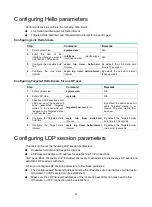 Предварительный просмотр 33 страницы HPE FlexNetwork 5510 HI Series Mpls Configuration Manual