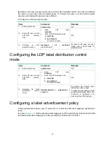 Предварительный просмотр 36 страницы HPE FlexNetwork 5510 HI Series Mpls Configuration Manual