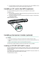 Предварительный просмотр 47 страницы HPE FlexNetwork 7500 Switch Installation Manual