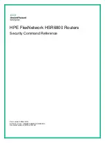 HPE FlexNetwork HSR6800 series Security Command Reference предпросмотр