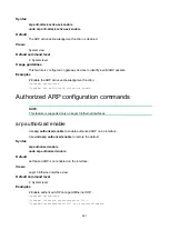 Preview for 474 page of HPE FlexNetwork HSR6800 series Security Command Reference