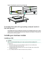 Предварительный просмотр 22 страницы HPE FlexNetwork MSR2003 Installation Manual